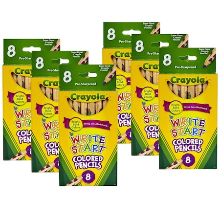 Crayola Write Start Colored Pencils, PK48 BIN684108